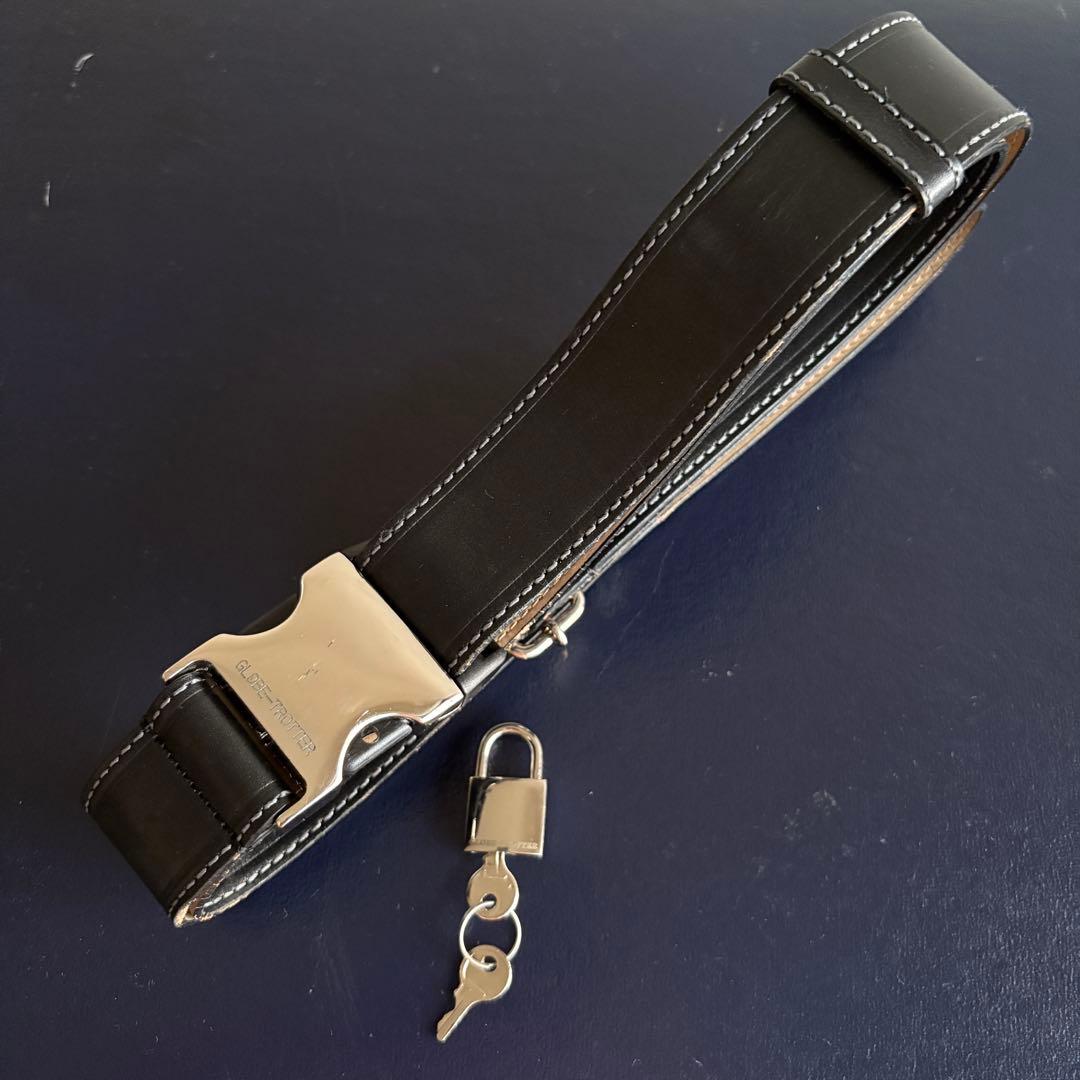 【純正ベルト付】グローブトロッター オリジナル ラージスーツケース ネイビー