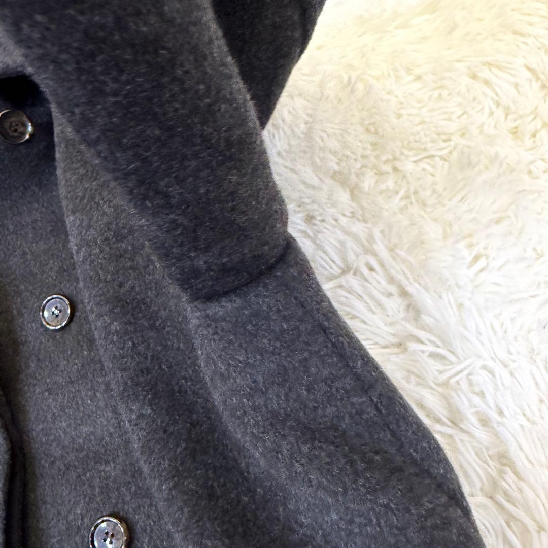 FRAMeWORK ラムウールMIXシャルムバルカラーコート