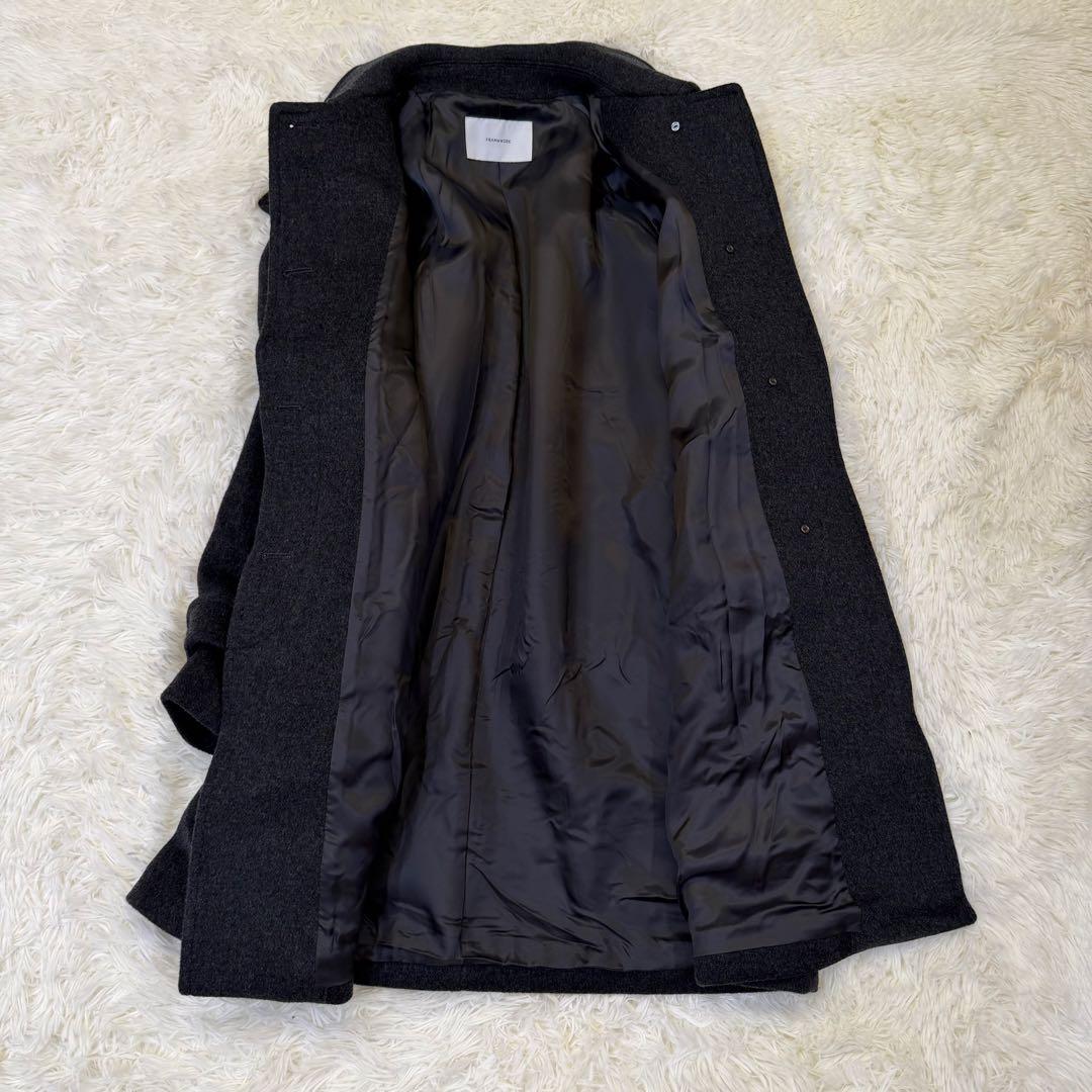 FRAMeWORK ラムウールMIXシャルムバルカラーコート