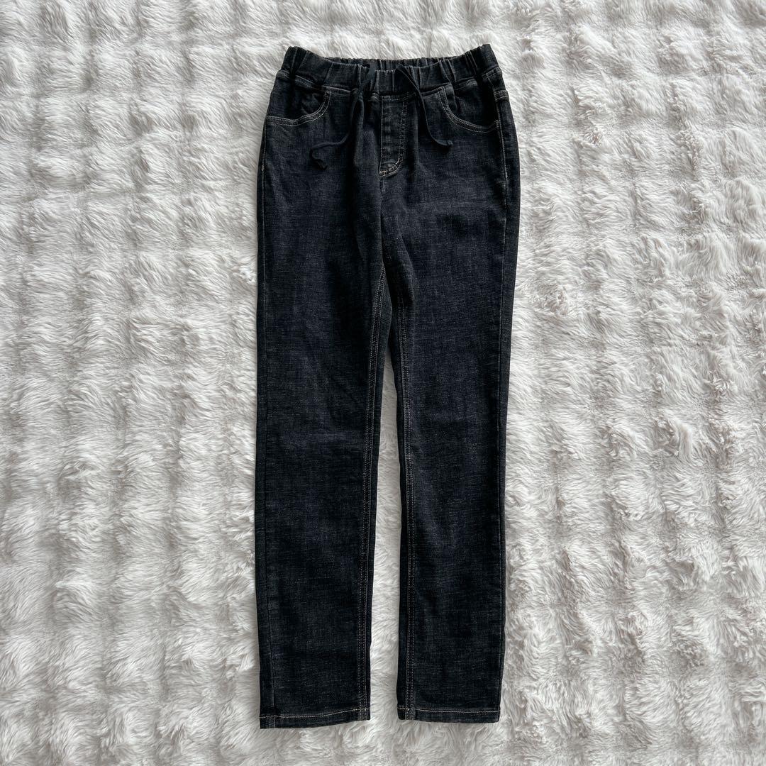 ビアズリー★ デニムパギンス（紐付き）　ブラック