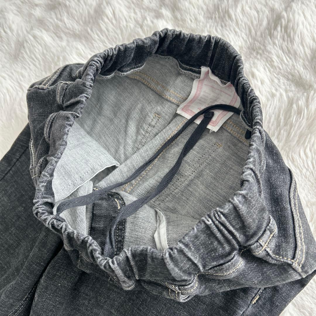 ビアズリー★ デニムパギンス（紐付き）　ブラック