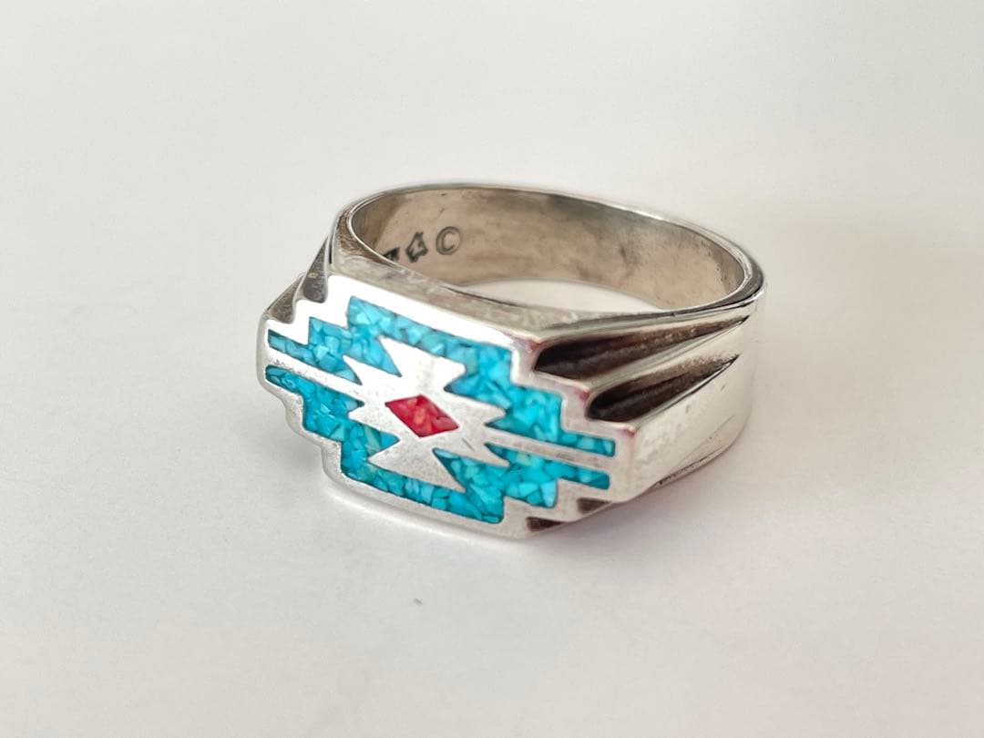 【Harpo】ターコイズ シルバーリング 20号