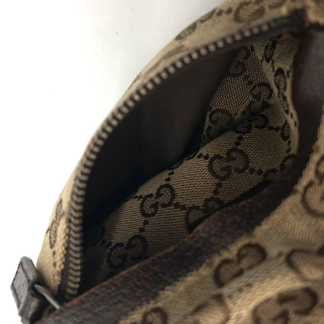 GUCCI GGキャンバス ボディバッグ ウエストバッグ 28566 グッチ
