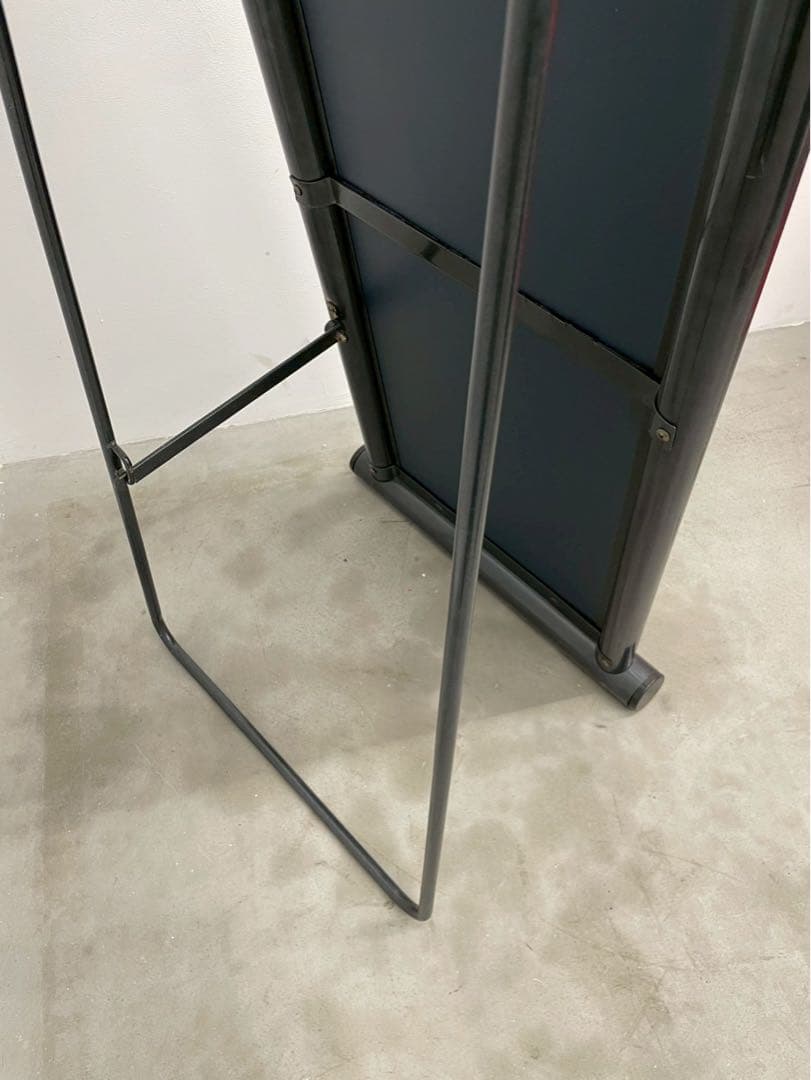 姿見 全身鏡 スタンドミラー アーチ型 ブラック モダン スタイリッシュ 什器