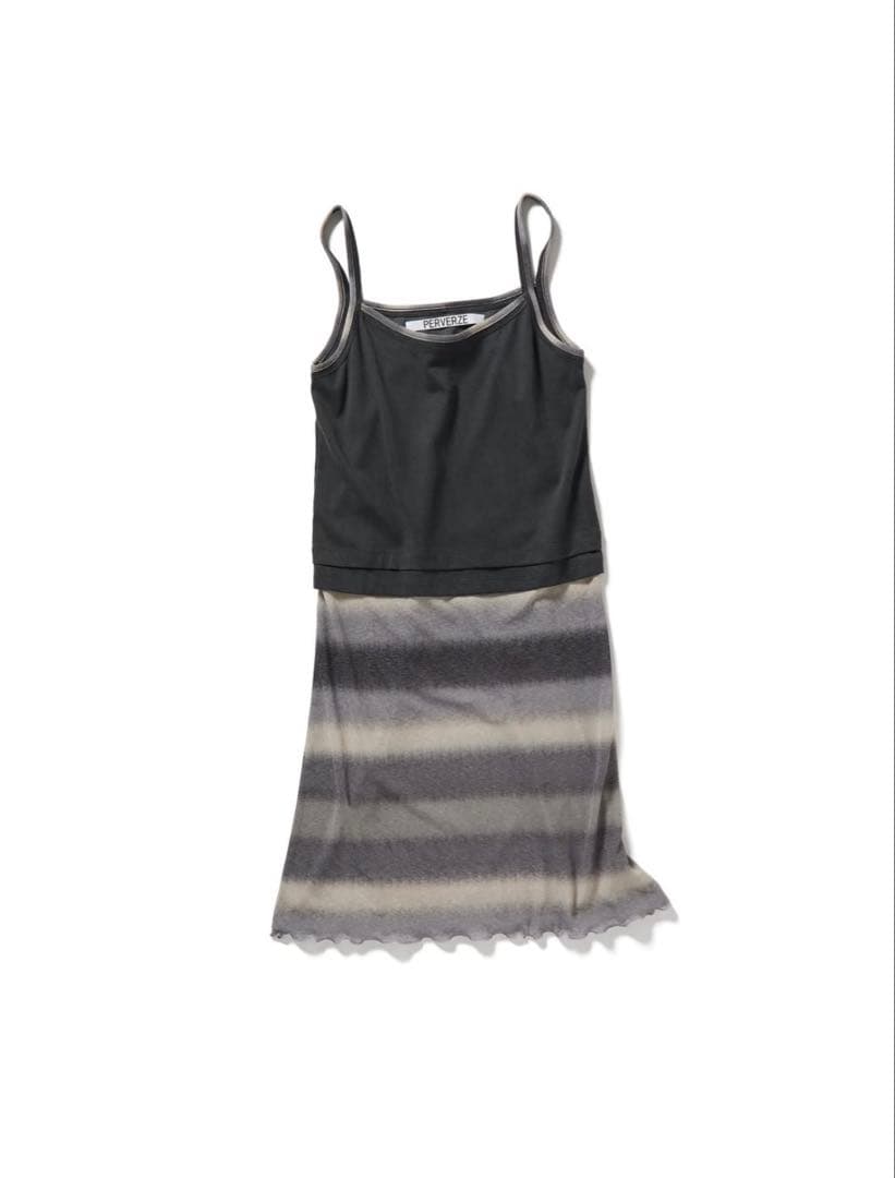 ワンピース PERVERZE Combined Strap Dress