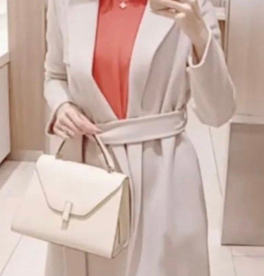 超良品⭐︎エポカ ウールリバーコート ダブルフェイス ウエストベルト付き