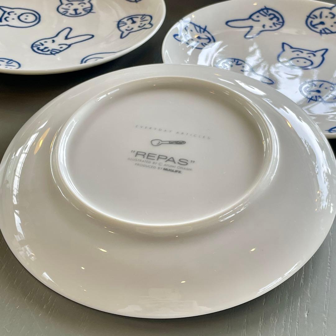r191 イラストレーター 大橋歩 デザイン 洋食器15点セット REPAS
