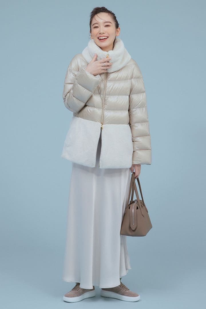 【新品】HERNO ヘルノ エコファー ウルトラライト ダウンジャケット