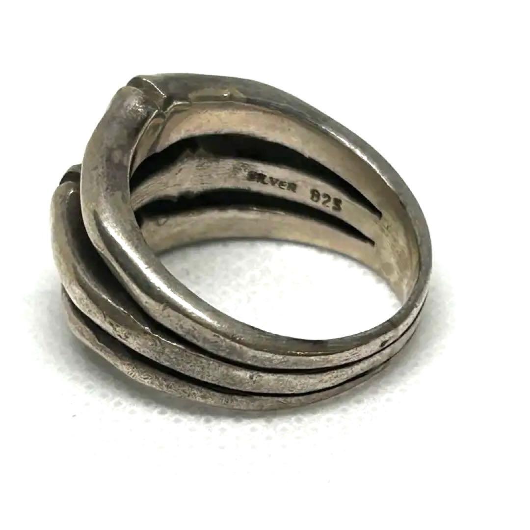 シルバー925 ボーンリング25号ヴィンテージアンティークレトロ