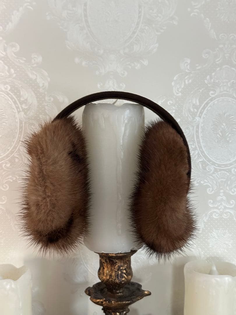 I　ルイヴィトン　LOUIS VUITTON ミンク　イヤーマフ