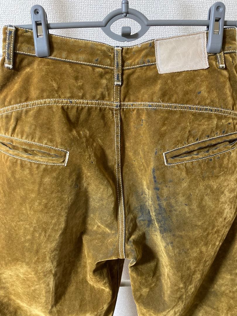 ミナペルホネンfeteフロッキー加工デニム38