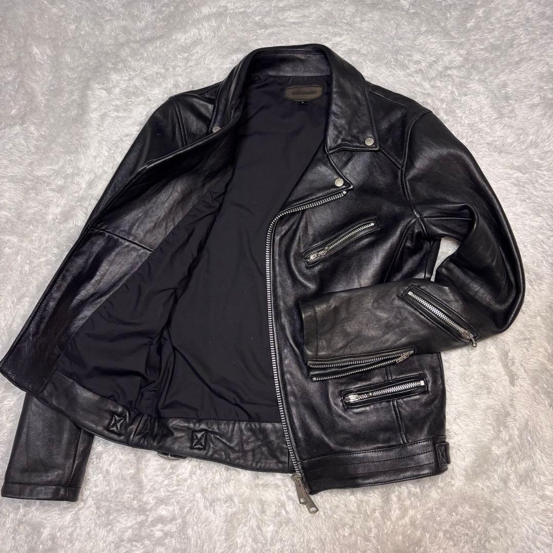 ✨美品✨ ジャックローズ 羊革 ダブルライダース サイズ3