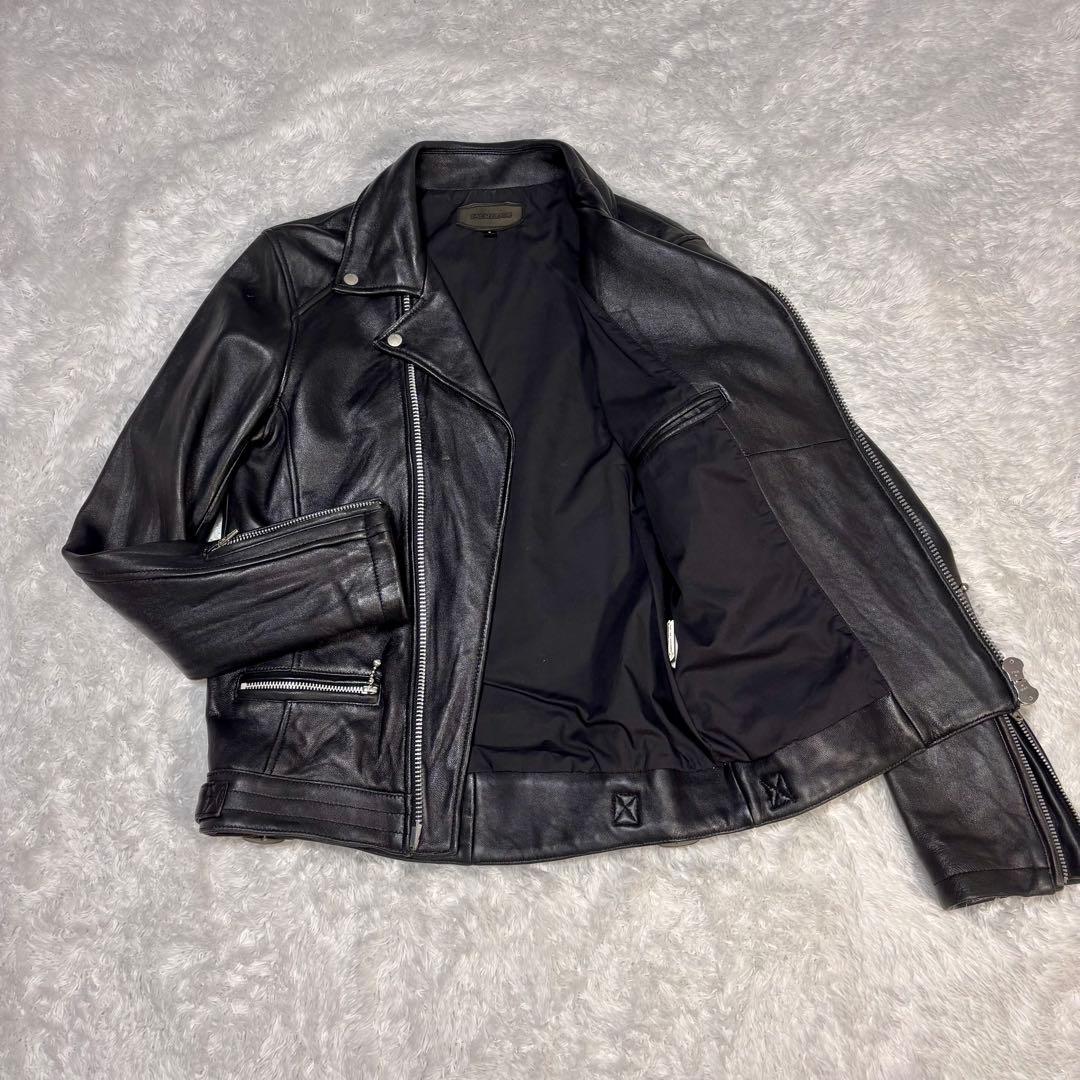 ✨美品✨ ジャックローズ 羊革 ダブルライダース サイズ3