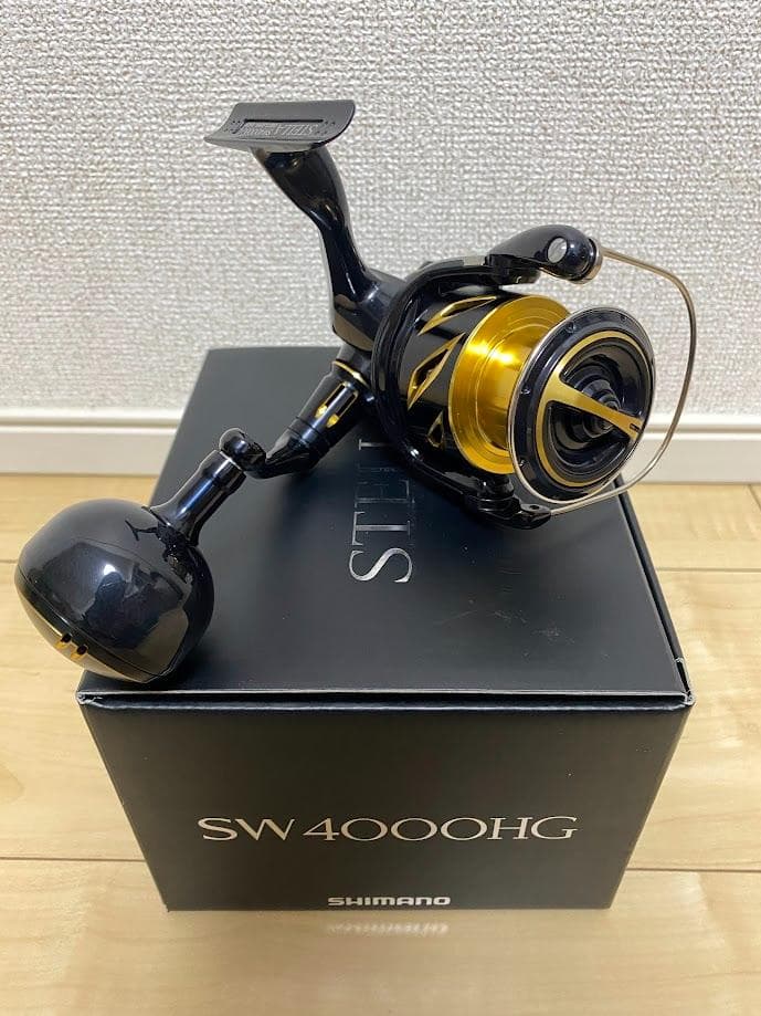 美品 20 ステラSW 4000HG 替えスプール付き シマノ