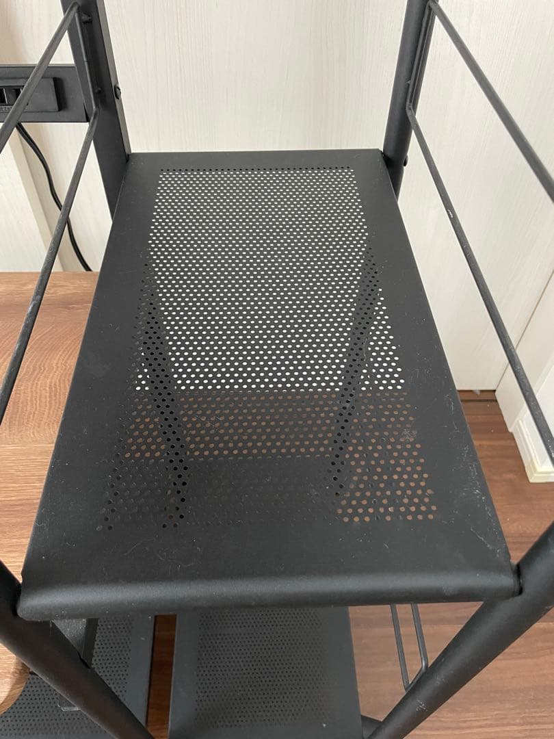 NOCE ノーチェ レンジラック キッチンボード ウォールナット/ブラック