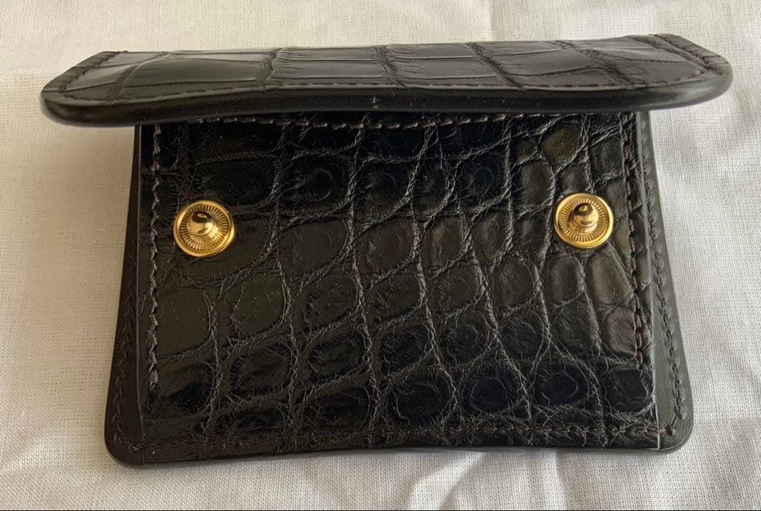 ワイルドスワンズ　タング　クロコダイル／サドル　ブラック