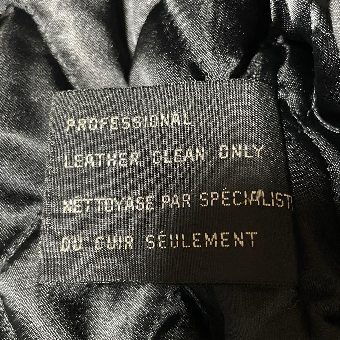 CHEVIGNON キルティング 牛革ライダース ダブルライダース