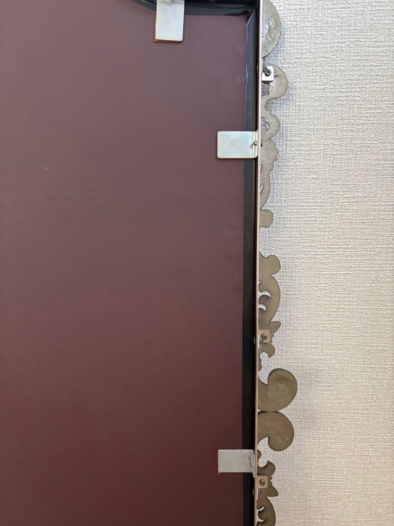 ゴールド アンティーク 壁掛け ミラー ヴィンテージ