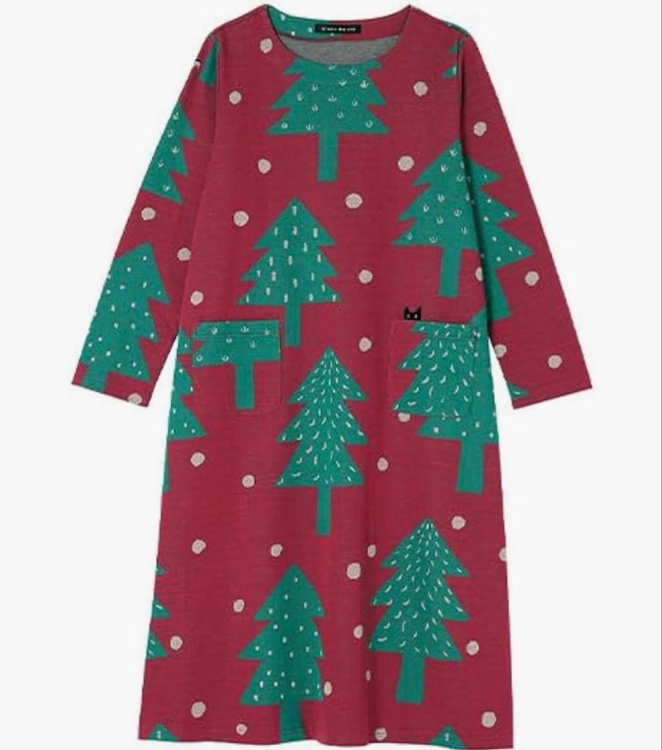 新品　ワコール　マタノアツコ　あったか ルームウェア ワンピース　M