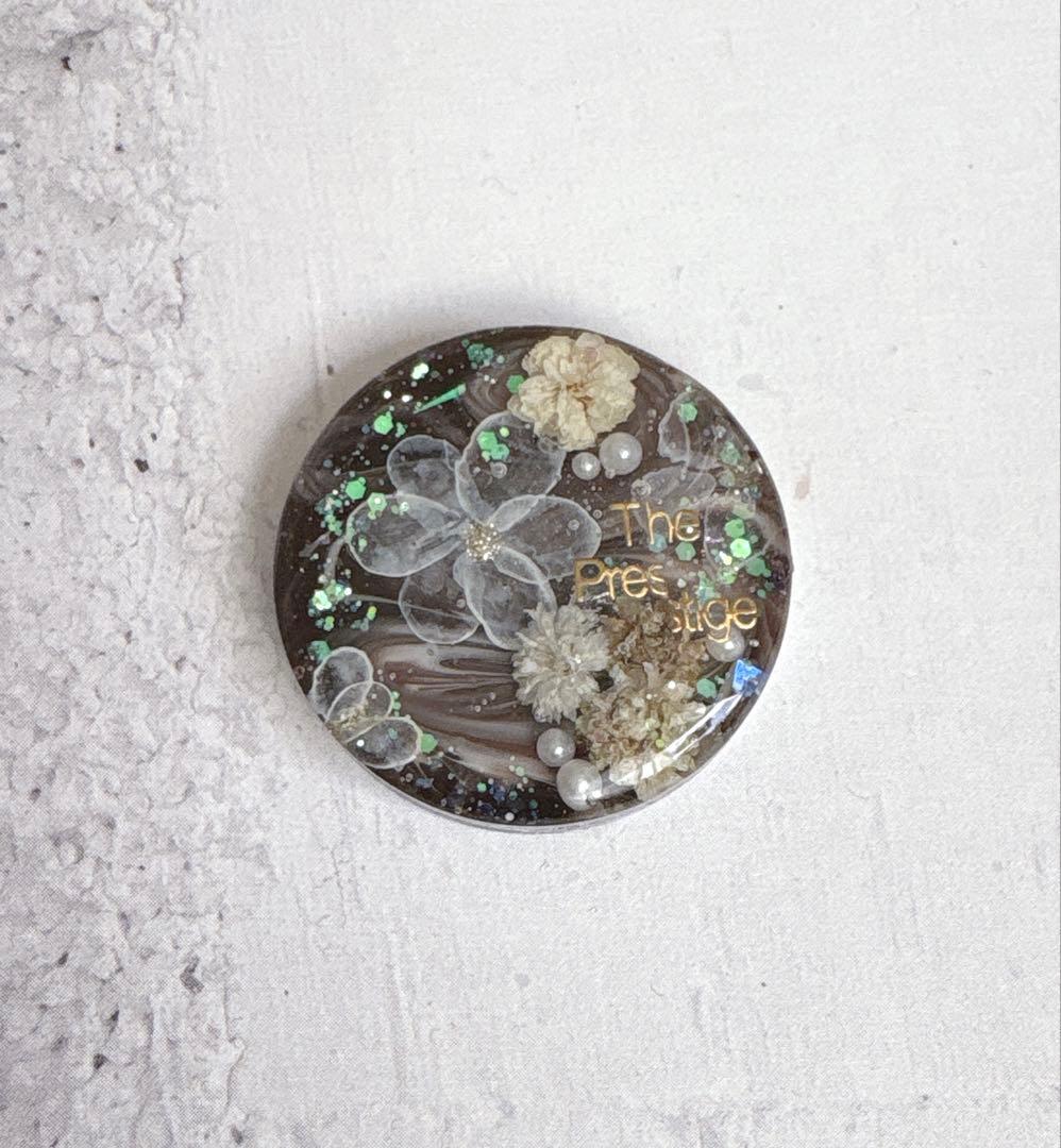 手描きレジン　ハンドメイド　ヘアゴム　3㎝