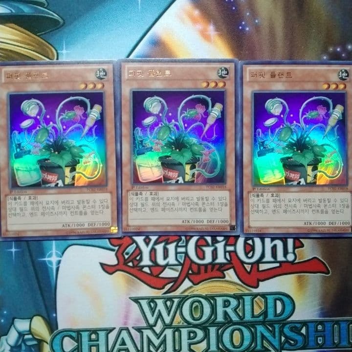 遊戯王　1103 パペットプラント　ウルトラ　　3枚　1st　韓国