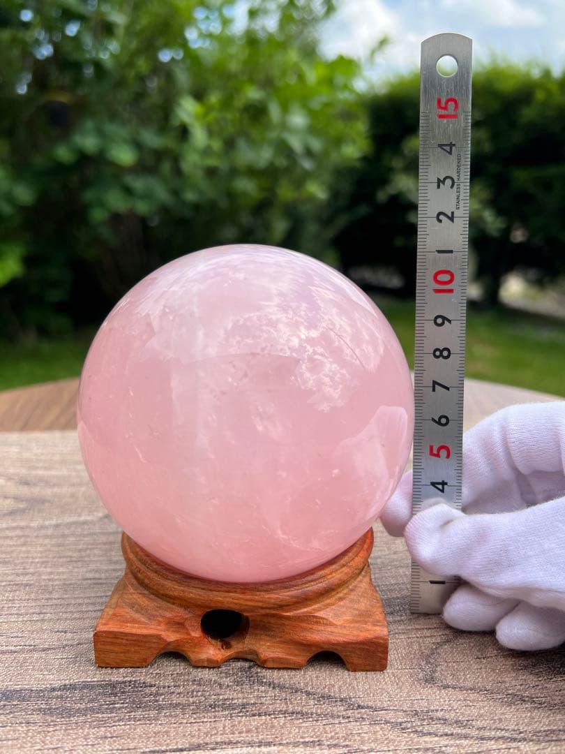 242 ローズクォーツ丸玉