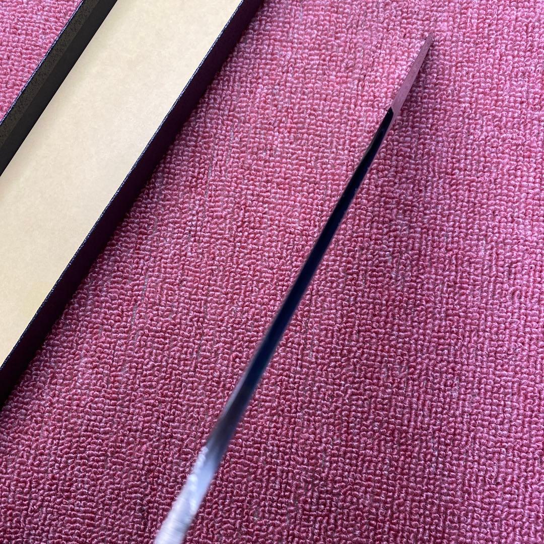 銀三　片刃牛刀　240㎜ 8寸 柄無し