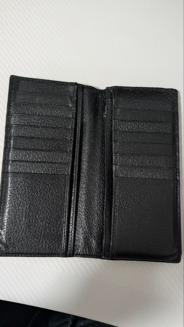 GUCCI マーモント ブラック レザー 長財布 正規品 ブランド