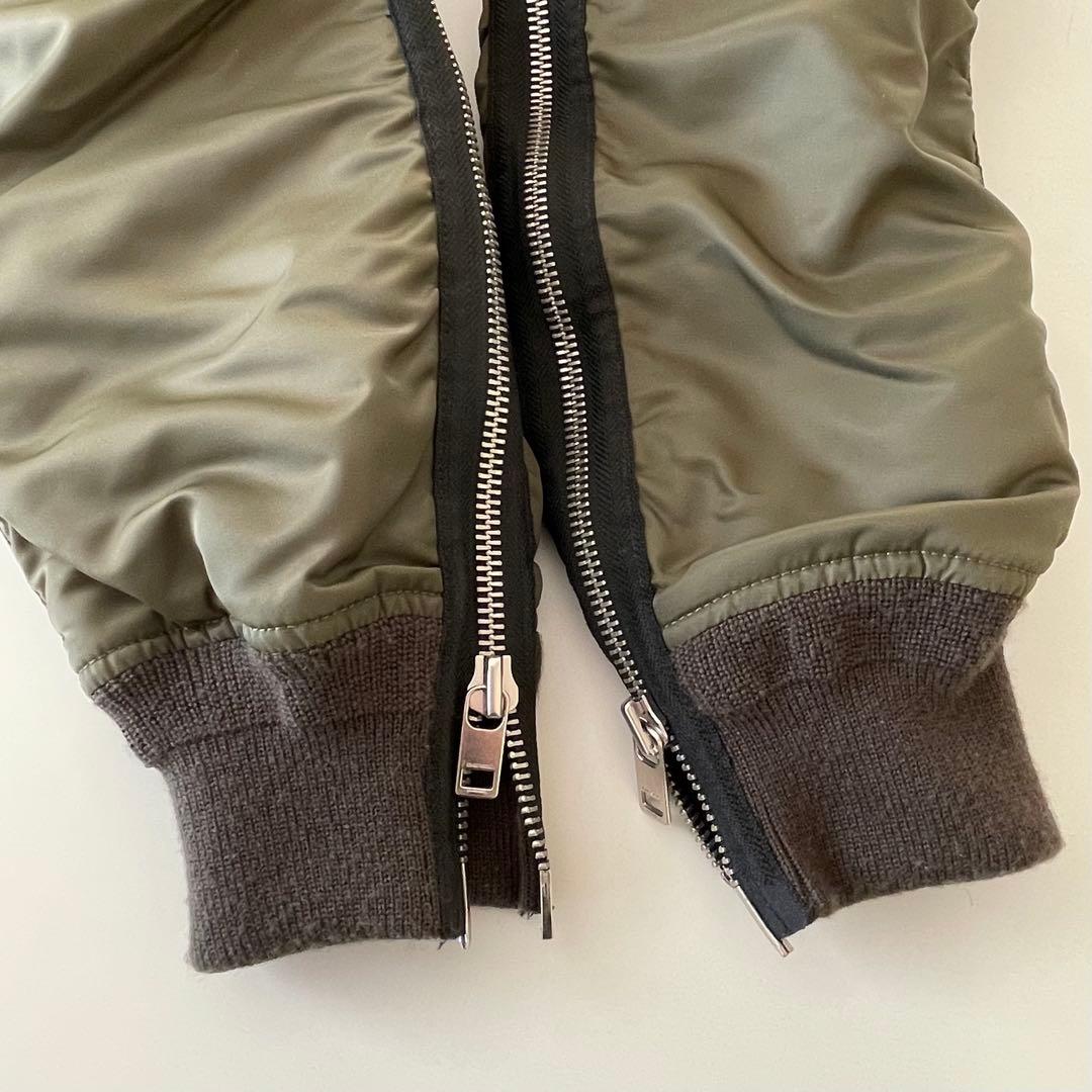 ディーゼル DIESEL MA-1 ジャケット XL 中綿 キルティング カーキ