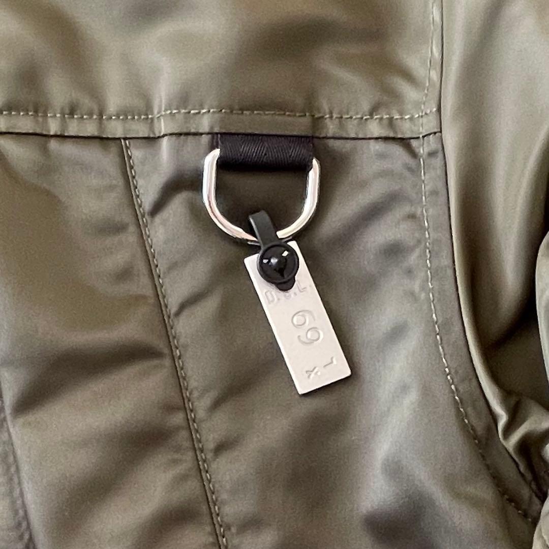 ディーゼル DIESEL MA-1 ジャケット XL 中綿 キルティング カーキ