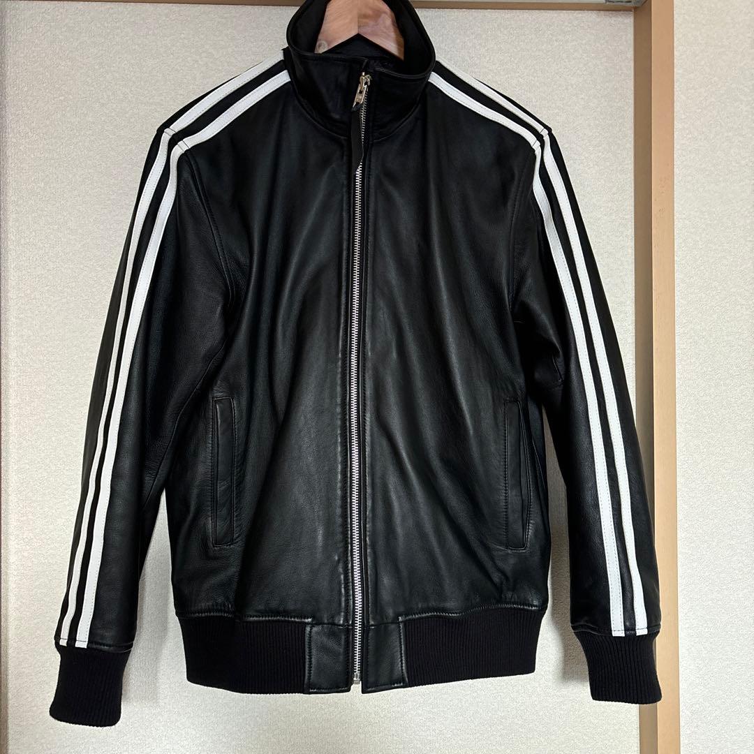 Schott ラムレザー　トラックジャケット　スタッズ付き