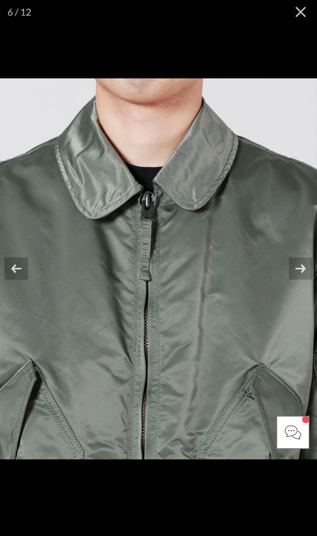 HYKE TYPE CWU-45/P JACKET オリーブ サイズ5