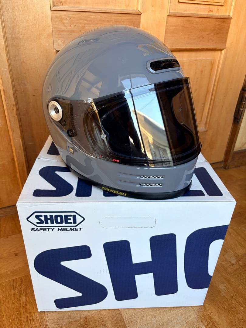 美品 SHOEI Glamster グラムスター XL バサルトグレー