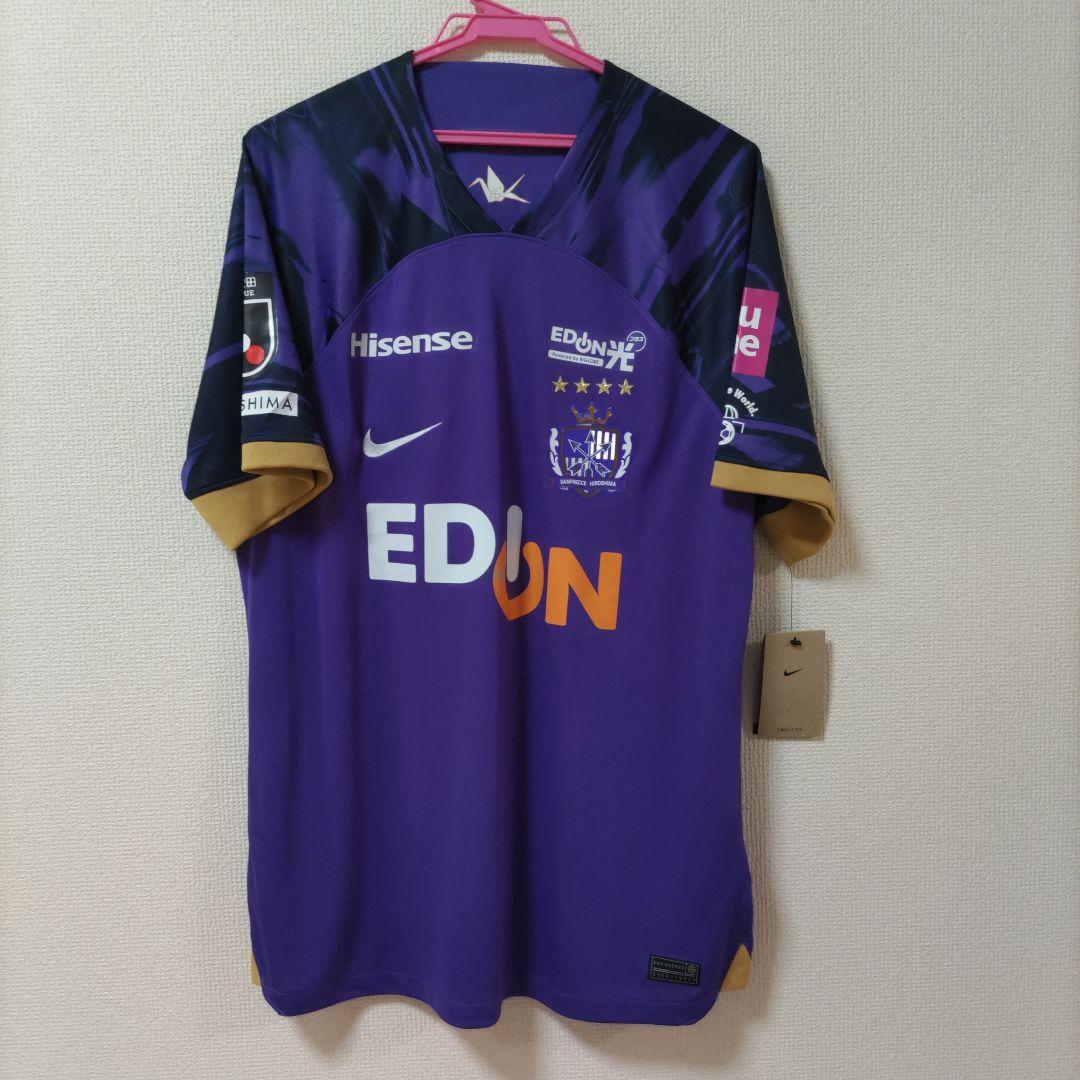 新品タグ付き　サンフレッチェ広島 XL 紫色 青山選手 6