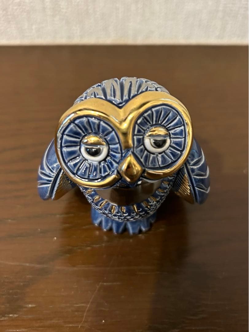 アーテサニア・リンコナダ ウルグアイ フクロウ置物 インテリア 刻銘あり