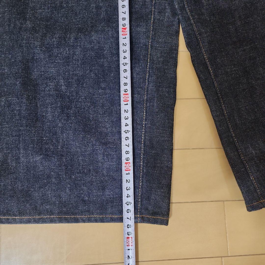 デニム&ダンガリー　ワイドデニムパンツ　01 150〜160 M〜L　インディゴ