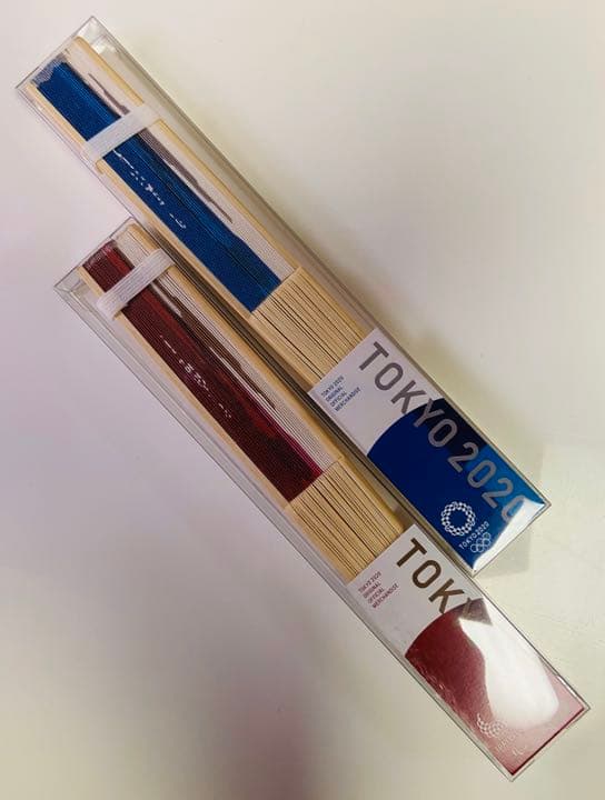 郵便局限定　東京五輪2020グッズ　扇子　二本セット
