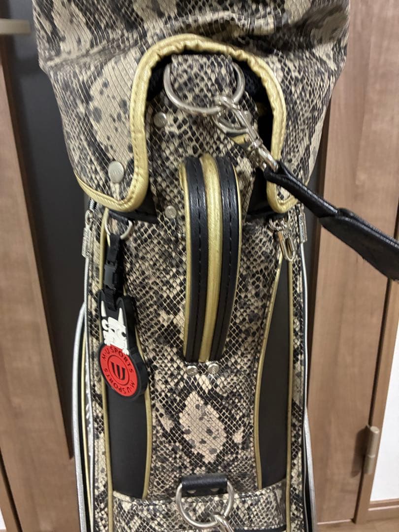 M.U.SPORT ヘビ柄 キャディバッグ