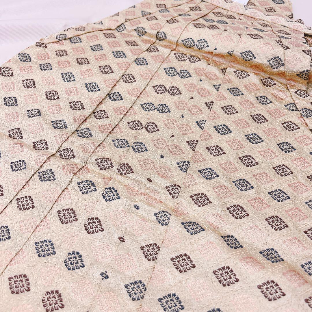 七五三5歳男の子　羽織袴セット　袴3種類付き　白