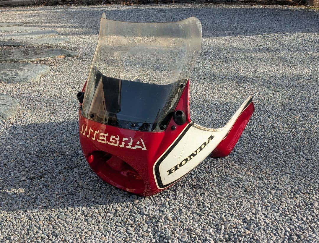 画像更新　HONDA CBX INTEGRA カウル 赤/白
