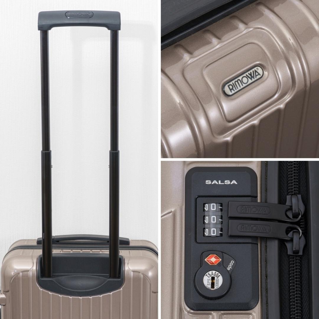 極美品 リモワ サルサ 35L 機内持ち込み 4輪 TSAロック プロセコ