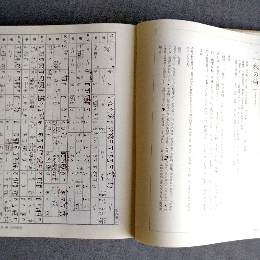 小山菁山の口伝 (第2部)　小山菁山著　地歌40曲の総譜(スコア)