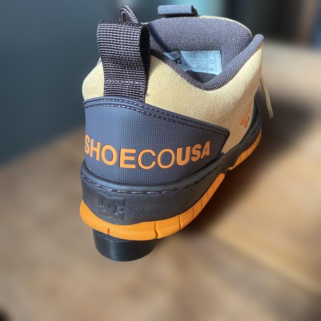 DC DSPS スニーカー ベージュ/ダークグレー/オレンジ 新品タグ付き