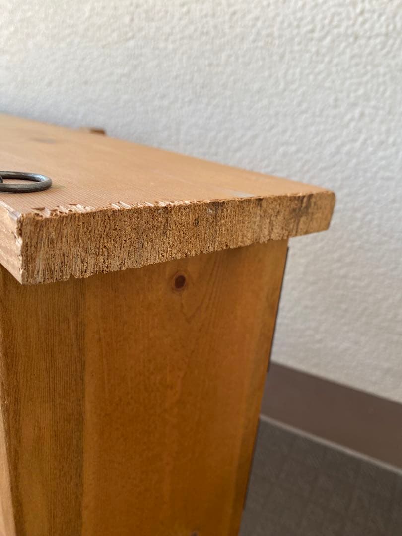 木製 カントリーシェルフ 飾り棚 ハート型収納扉 カントリーラック