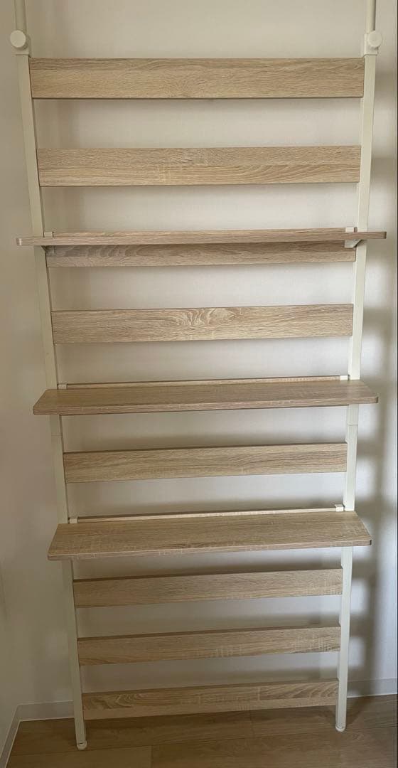 ウォールラック　突っ張りラック　つっぱり棚 収納棚　幅80