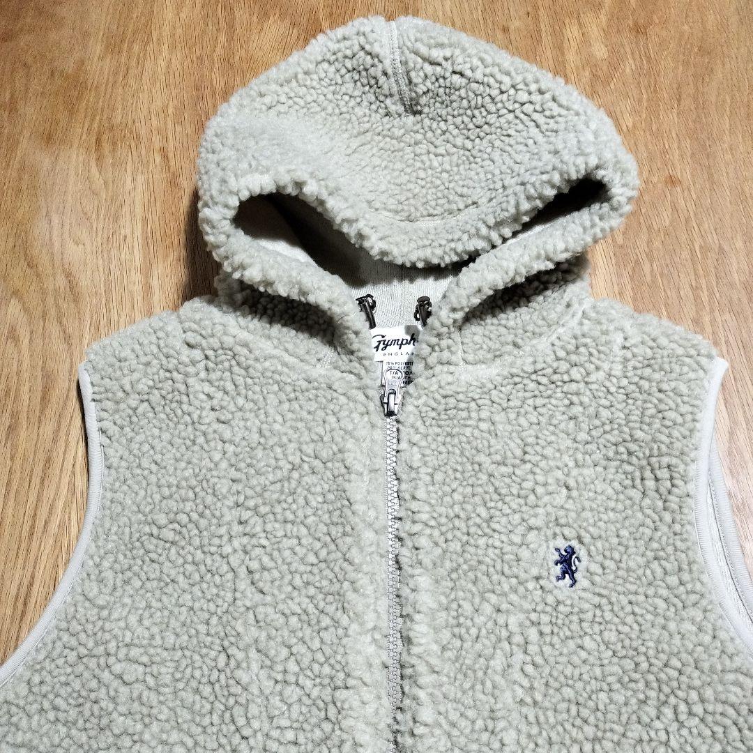 極美品 ジムフレックス Gymphlex 14 M ボア ベスト ベージュ
