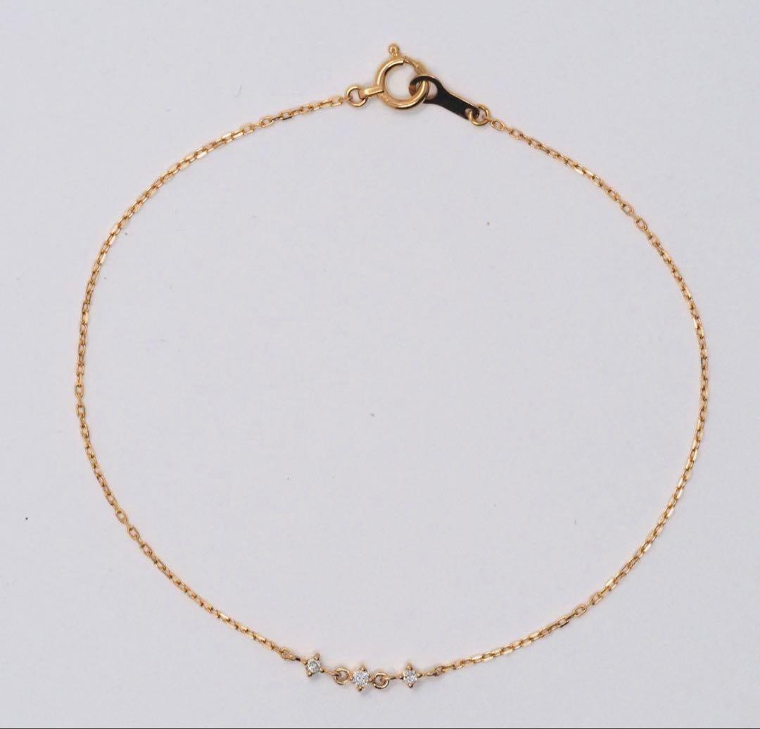 ete K18PG ダイヤモンドブレスレット(完売品)