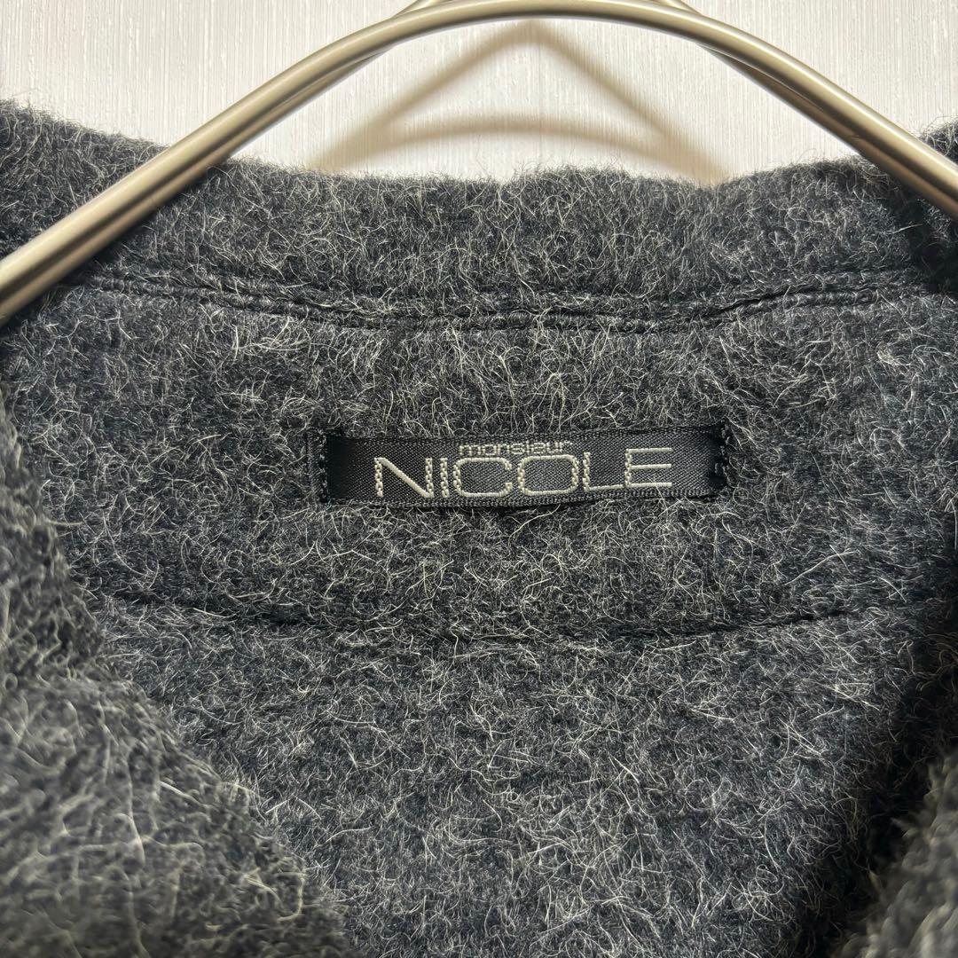 美品 ムッシュ ニコル チェスターコート アウター ロング 上品 オフィス XL