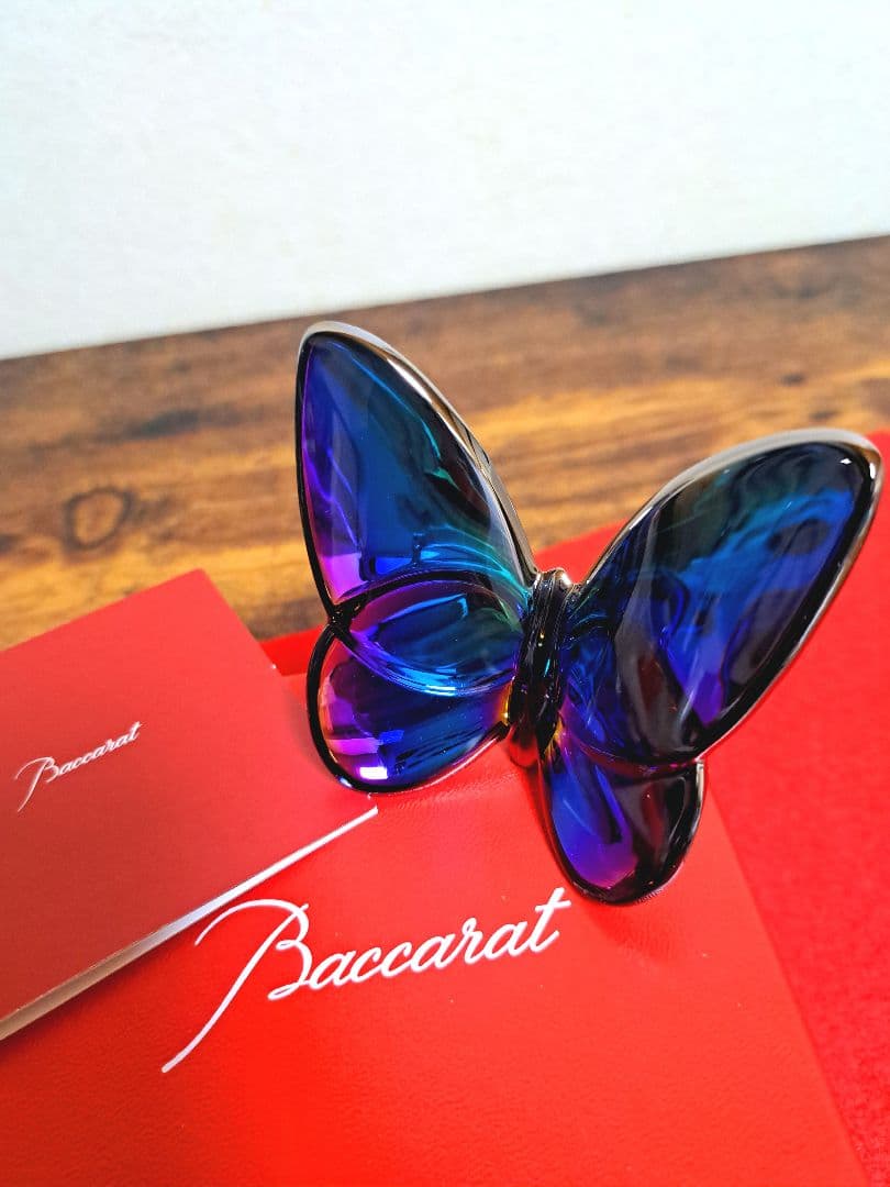 バカラ ラッキー バタフライ スカラベブルー