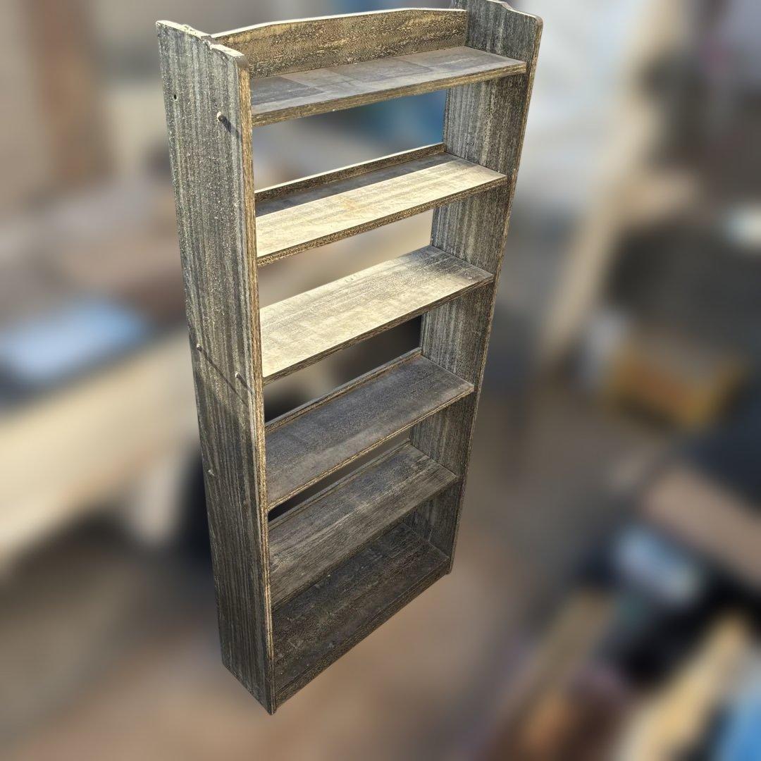 オープンシェルフ ブックシェルフ ヴィンテージ 古家具 6段172cm